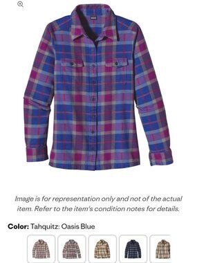 Patagonia Flannel Button Down (size 4)